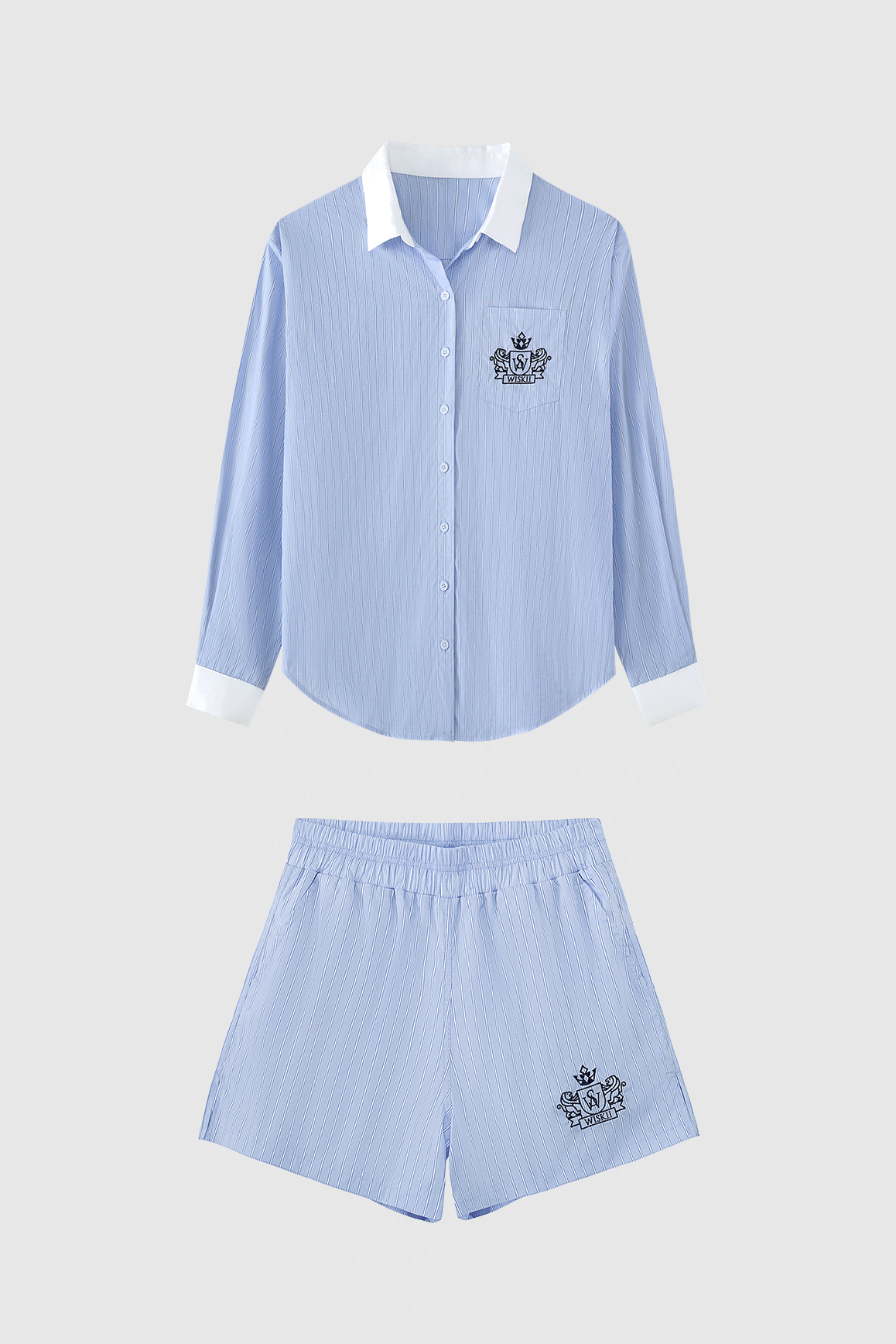 Riviera Relaxed Cotton Shirt & Riviera Pleated Skirt