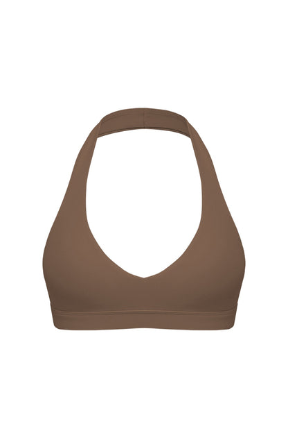 V-Cut Halter Bra