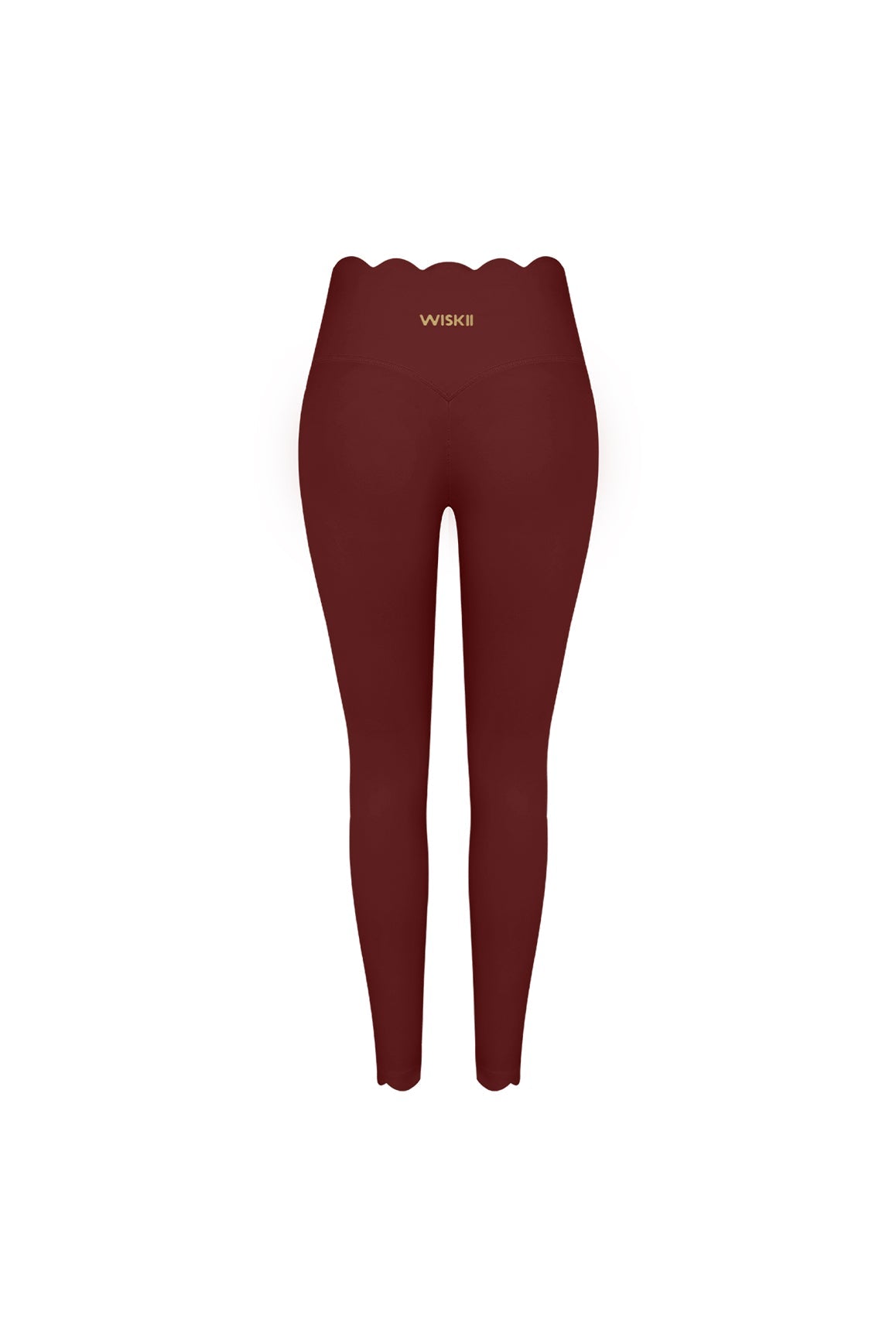 High-Waist Scallop Scrunch Legging