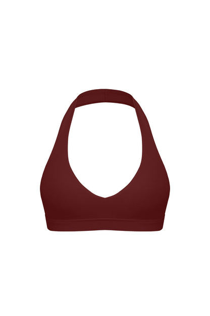 V-Cut Halter Bra